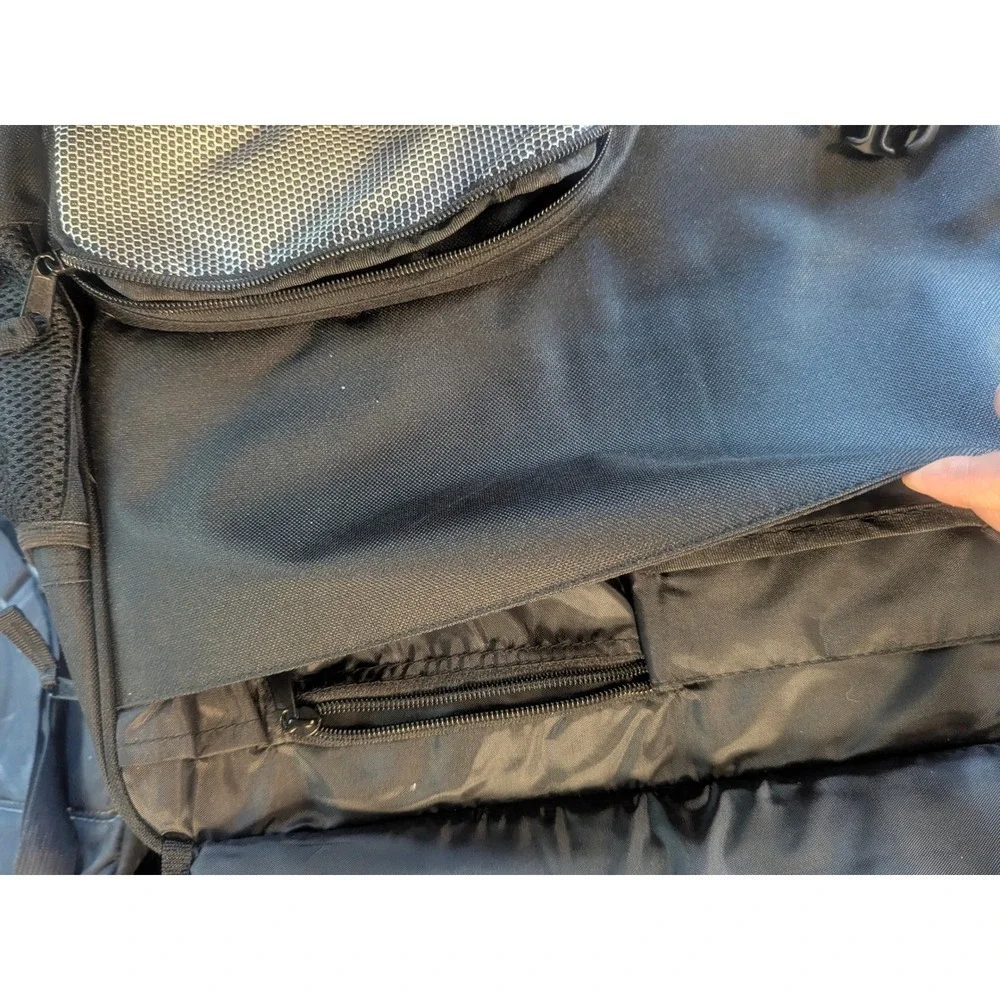 Buell Motorcycle Messenger Bag Mens OS Black Tactical Crossbody Shoulder Bag